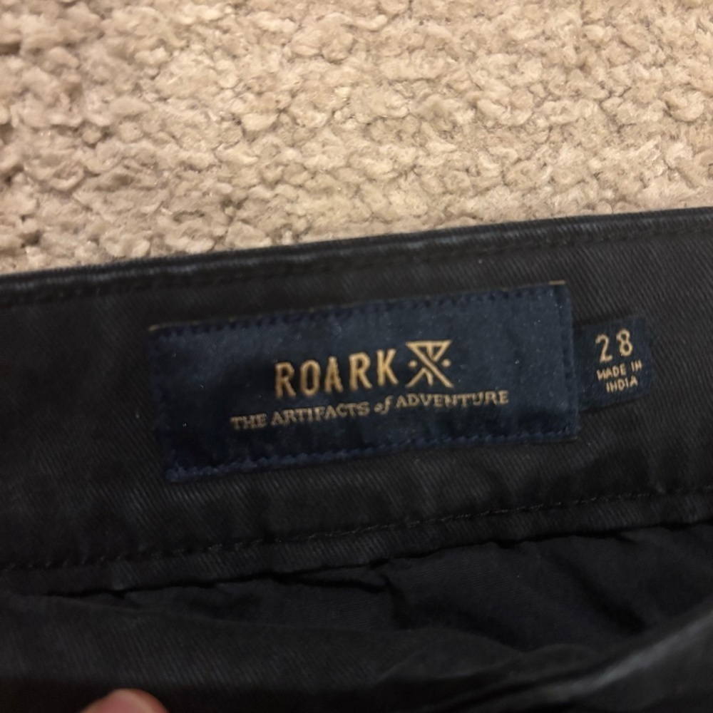 Roark Standard Slim Fit Black Chino - size 28​ - Picture 3 of 11
